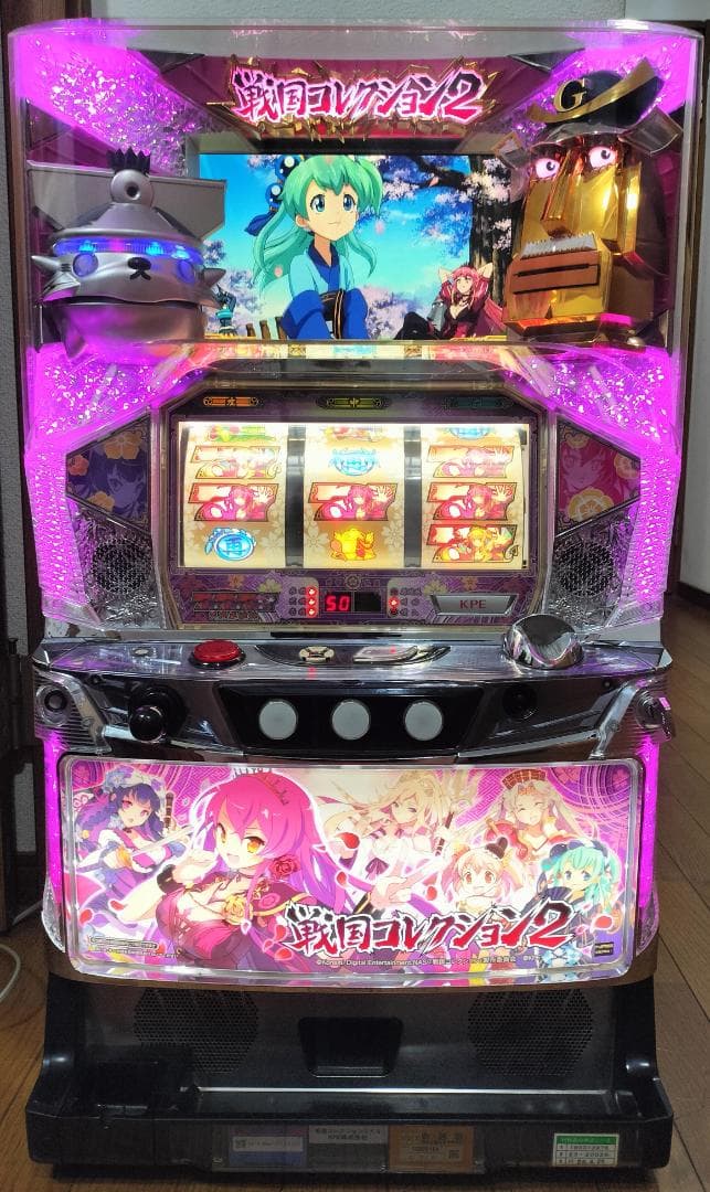 【パチスロ実機】KPE★戦国コレクション２【不要機付】