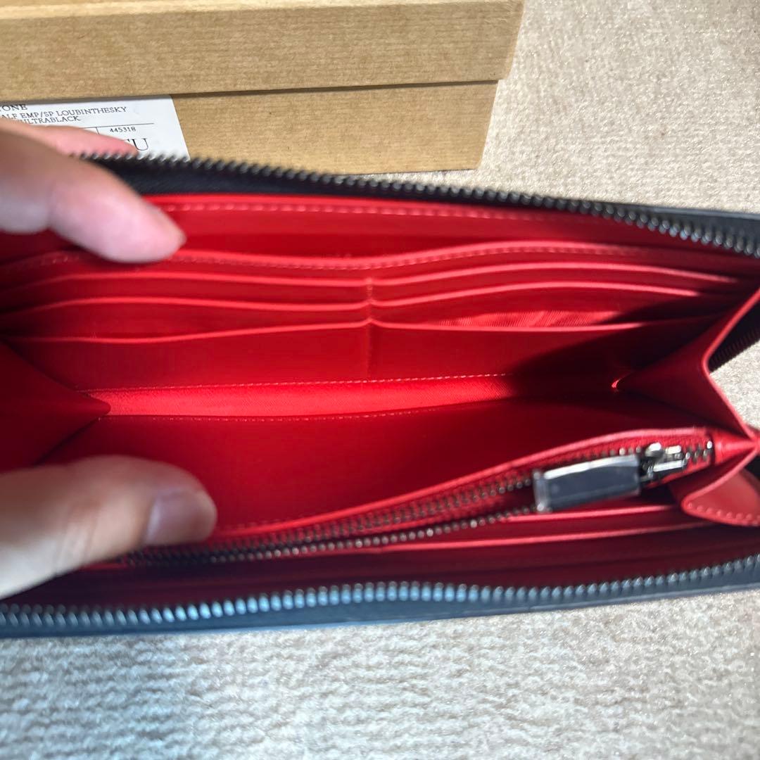 Christian Louboutin ブラック長財布 - メルカリ