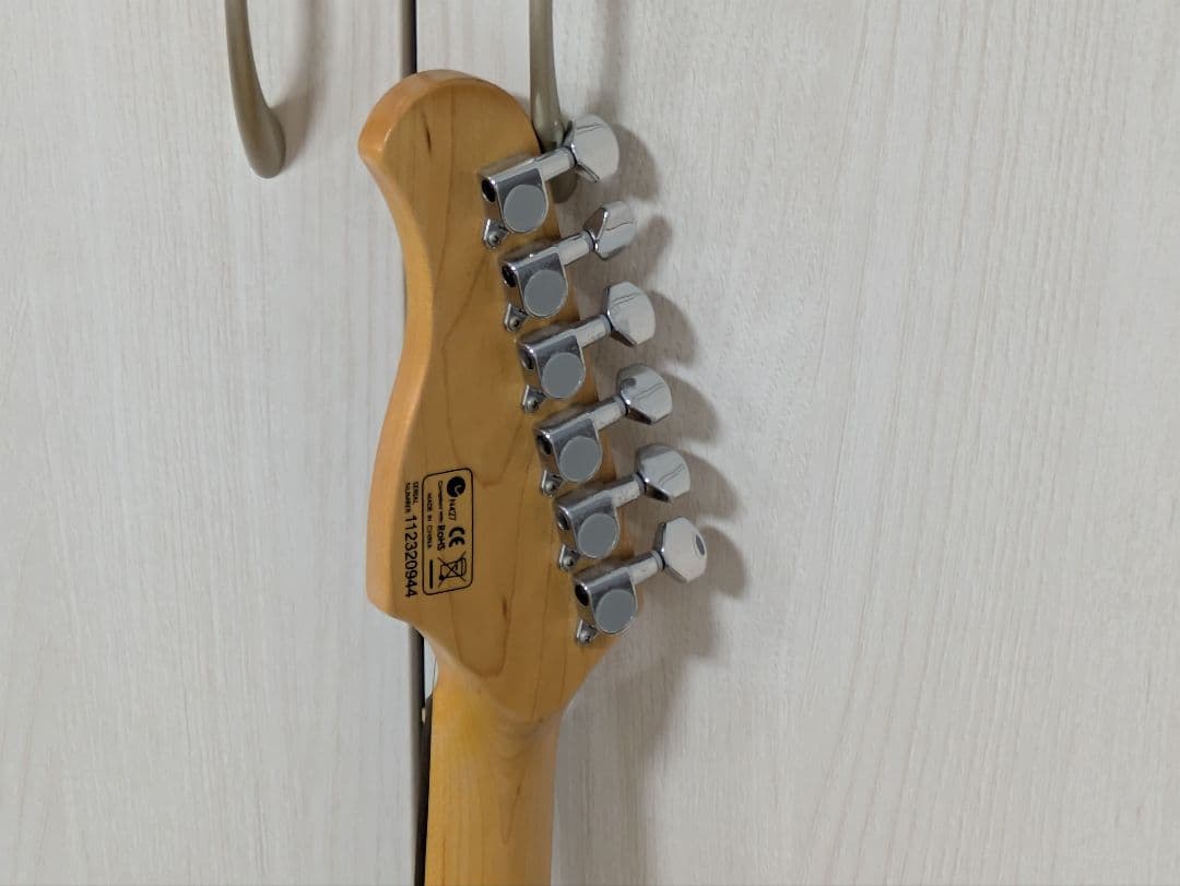 Elioth No.S305 シルバーエレキギター ソフトケース+付属品付