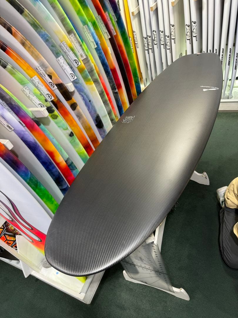 all カーボン ロスト パーティプラッター ブラックダート 5'8” 美品