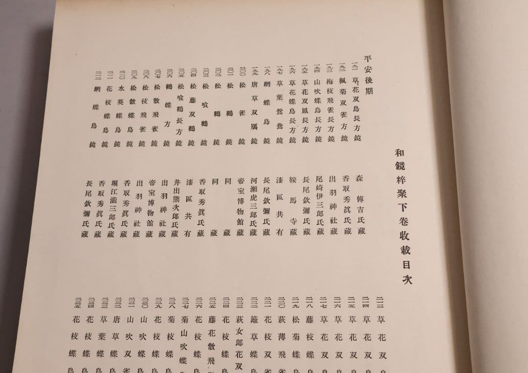 古本 和鏡粹聚 広瀬都巽 昭和16年発行 上下2冊揃 限定100部【CM417