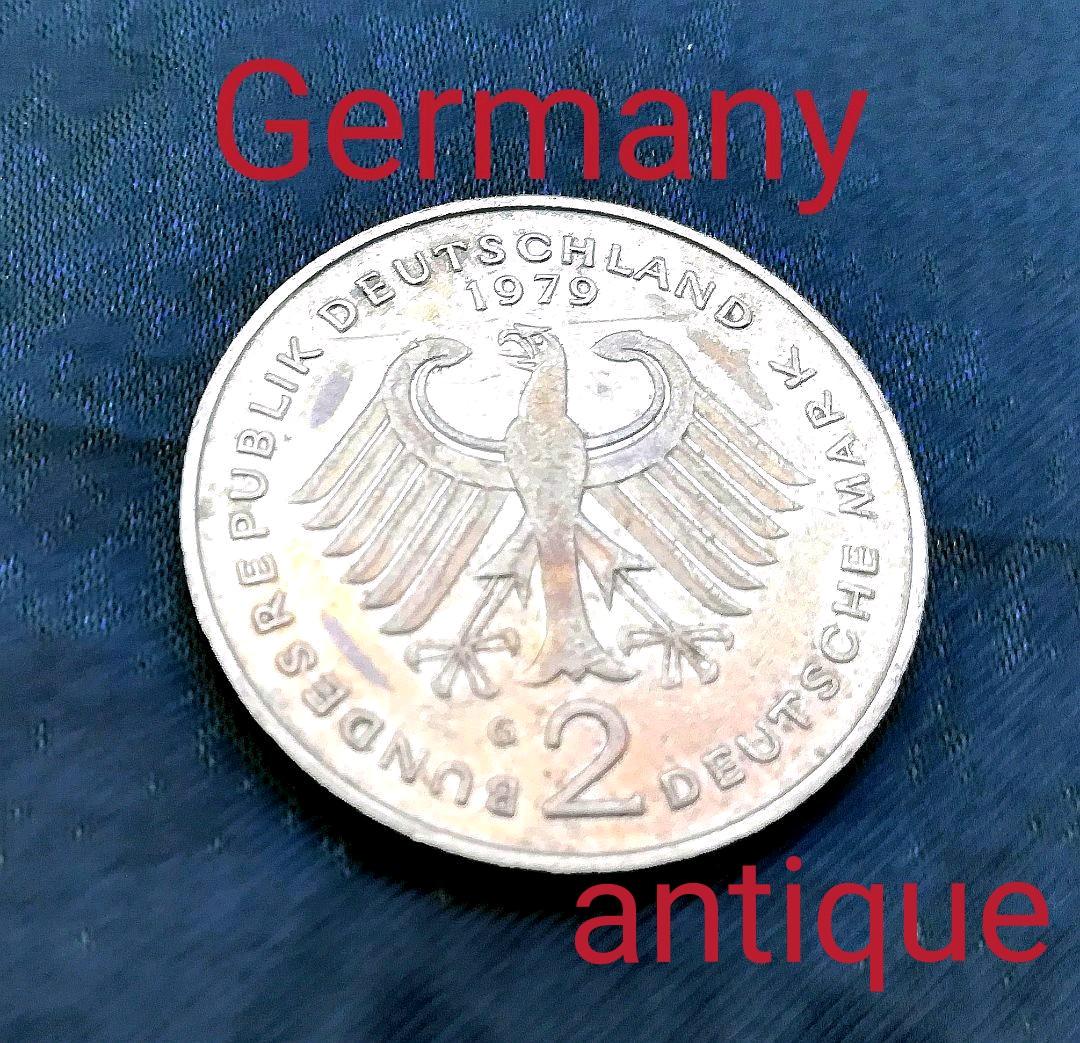 ドイツ】1979年アンティーク ドイツ旧通貨 マルク旧硬貨 黒い鷲 2