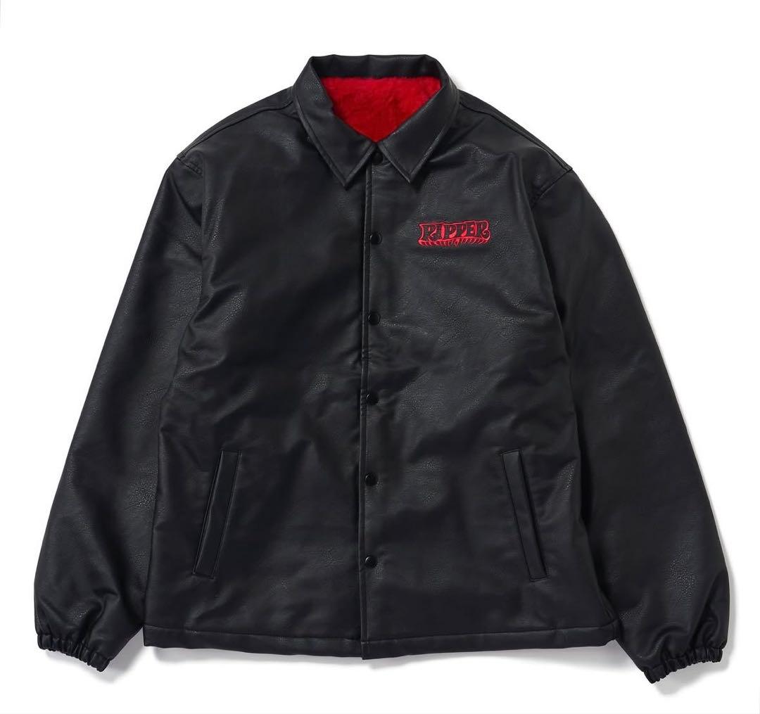 ウェア RIPPER FAKE LEATHER COACH JACKET RIPPER FAKE LEATHER COACH JACKET – ROLLER magazine