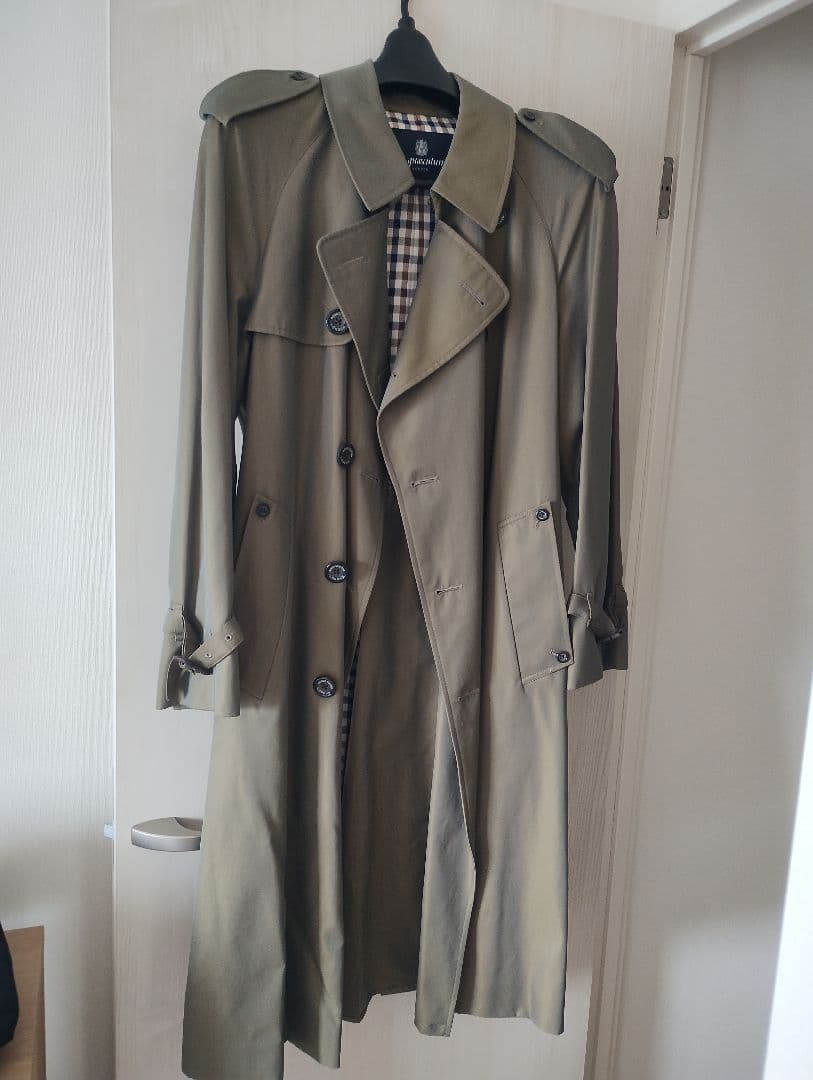 aquascutum トレンチコート OVER SIZED TRENCH COAT