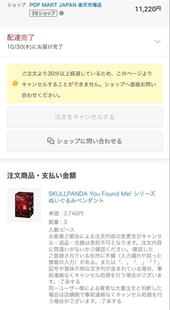SKULLPANDA L’impressionnismeスカルパンダ ぬいぐるみ