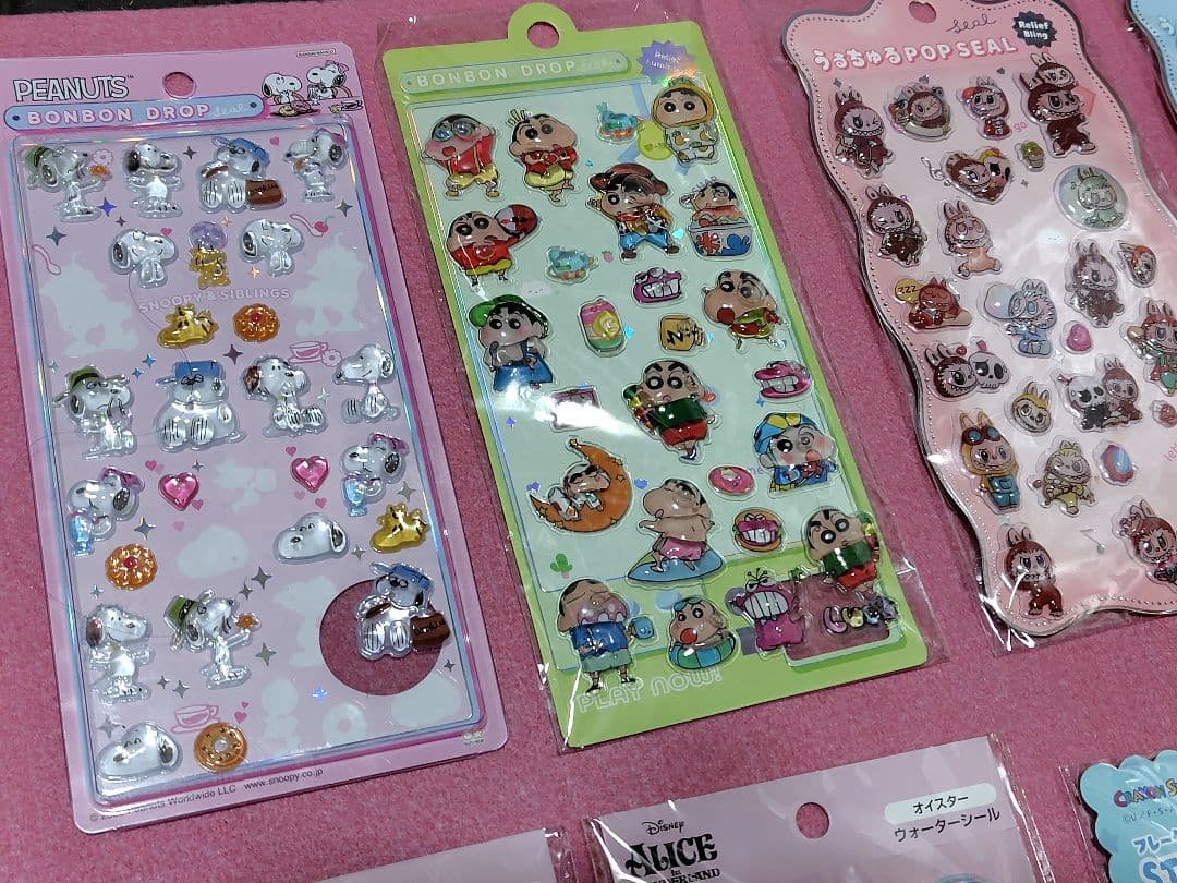 【300枚以上セット】ウォーターシール ボンボンドロップシールスヌーピーサンリオ