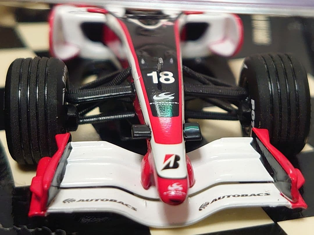 ミニチャンプス 1/43 スーパー アグリ ホンダ SA08 #18 佐藤琢磨