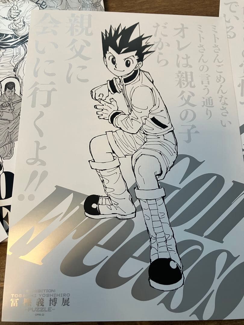 冨樫義博展 A4ポスターコレクション HUNTER × HUNTER レベルE - メルカリ