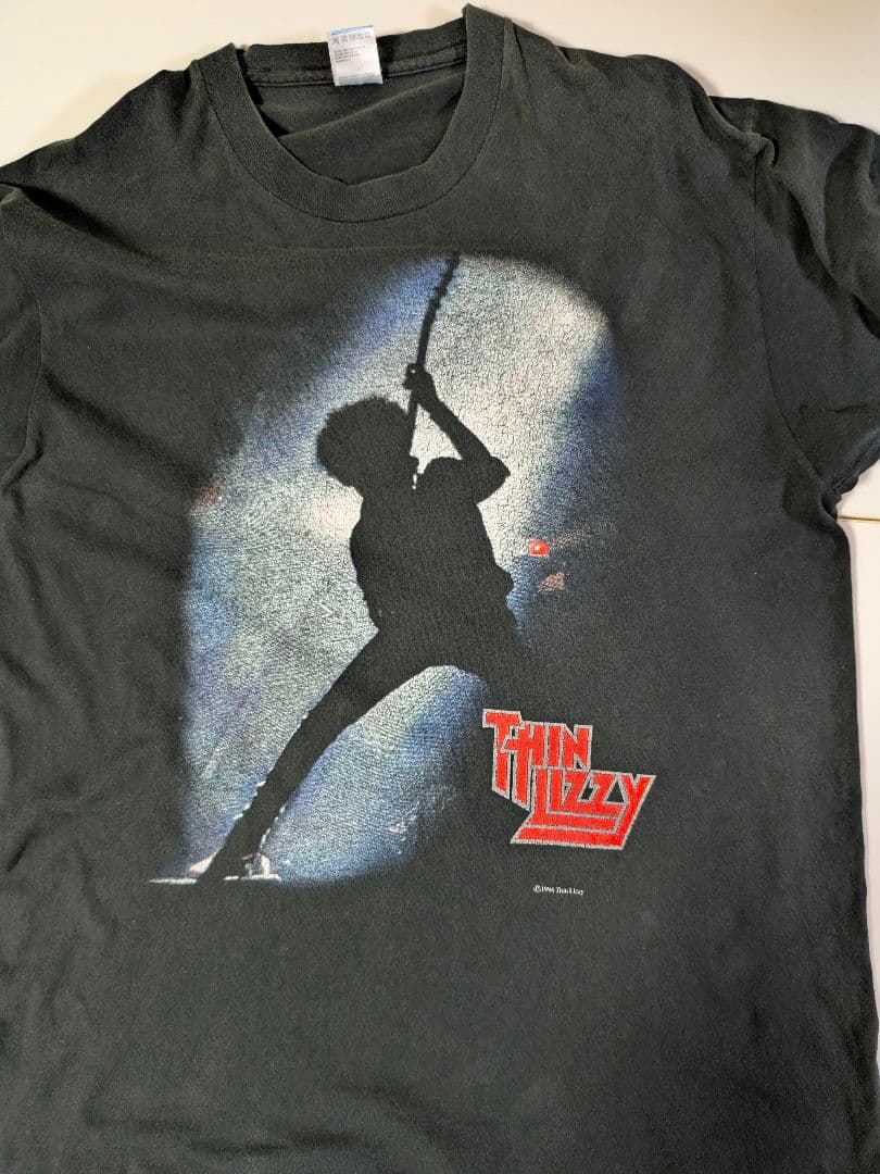 TURU様専用 90s USA製 THIN LIZZY Tシャツ L ブラック - メルカリ