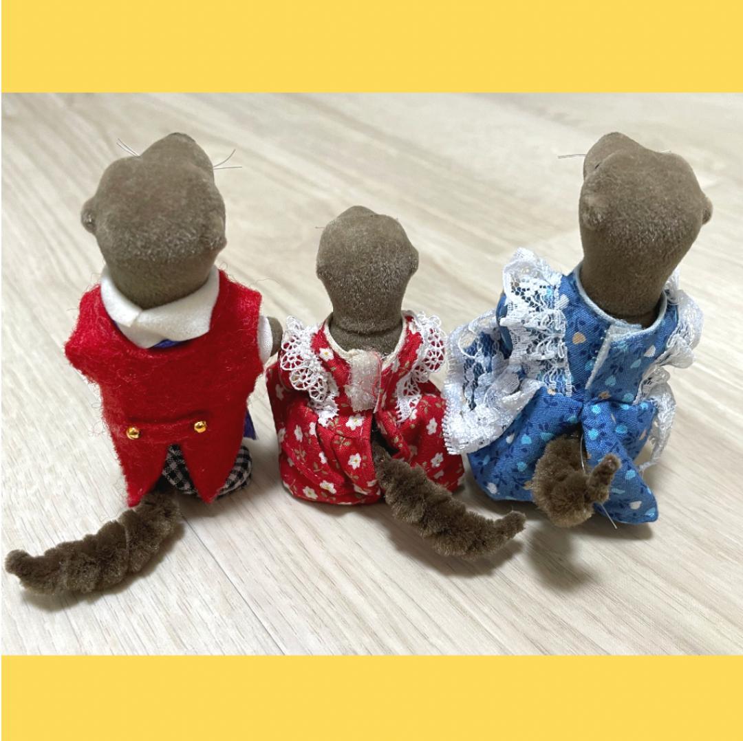 激レア☆1985年製】シルバニア 初期 カワウソファミリー 海外版 廃盤