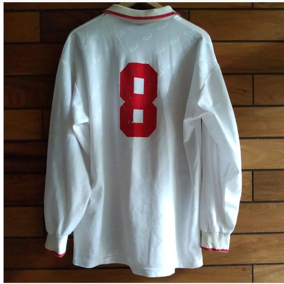 アシックス 90s サレルニターナ サッカー ユニフォーム サイズ XL