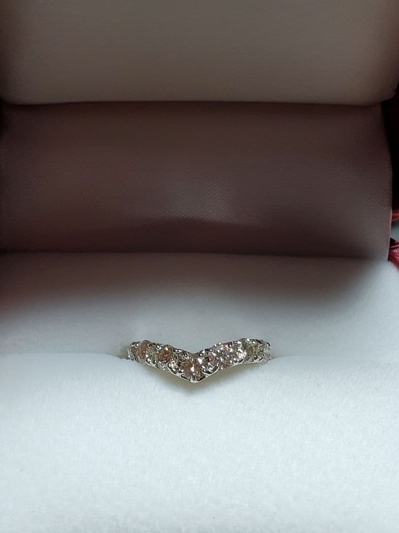 こ*読様 V字型K18WGエタニティリング2.0ct 楽天市場】【完全無色透明Fカラー・高級仕様】K18YG/PG/WG【0.5ct