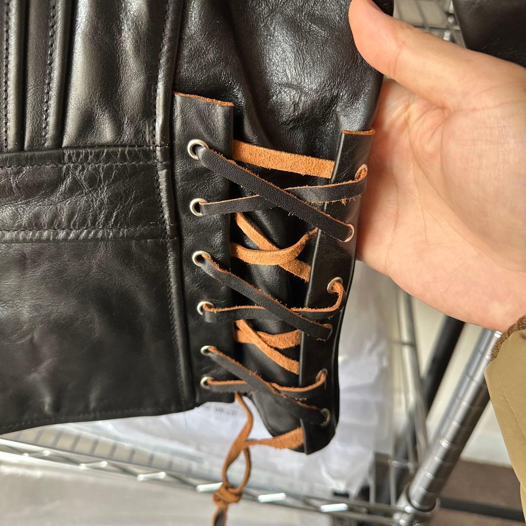 1930年代復刻 SAN MATEOピーターズ型茶芯ホースハイド 1.3mm L