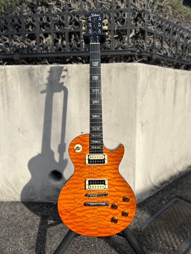 値下げTokai LS196QZ-CM tak burst風レスポールモデル - メルカリ