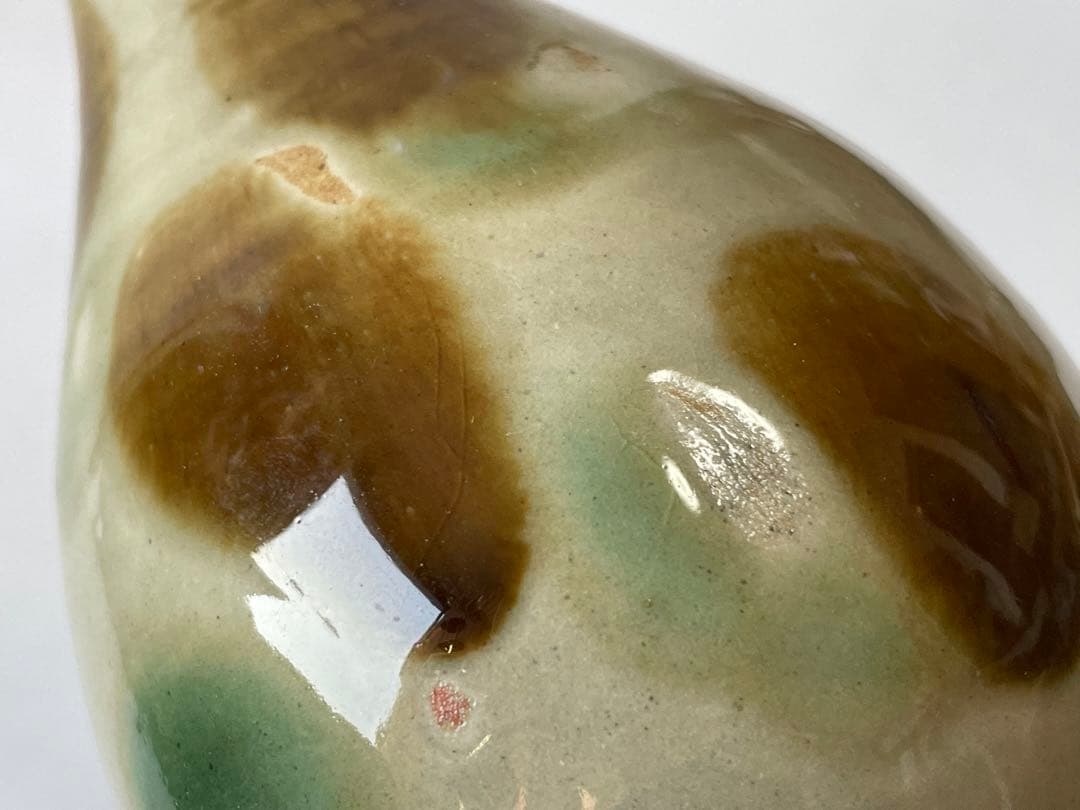 陶芸家 作家物 金城吉彦 三彩 徳利 壺屋焼 やちむん 沖縄 金城次郎の孫