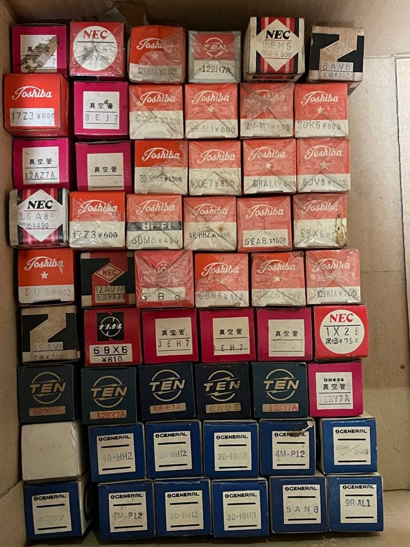 真空管セット！ Yahoo!オークション - JRC 真空管 3P41 (箱入り) ソケット付き 2組