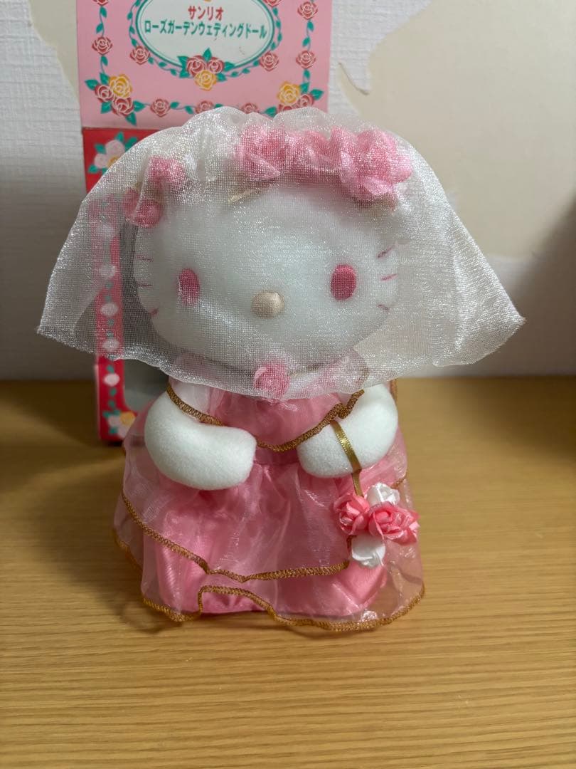 ハローキティ　ローズガーデンウェディングドール ぬいぐるみ　#1