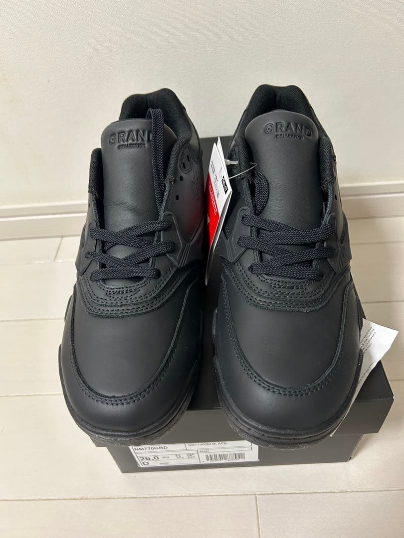 NM770GRD ブラック スニーカー 26.0cm