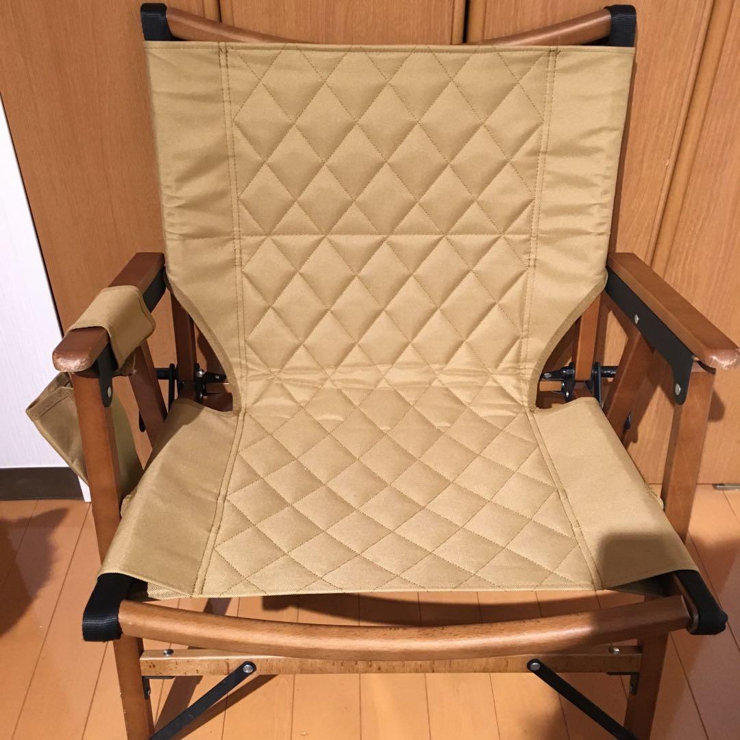 WAQ Folding Wood Chair チェア タン - メルカリ