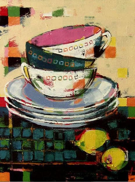 油絵 菅家令子 絵 絵画 インテリア uF6-060203 静物 果物 - メルカリ