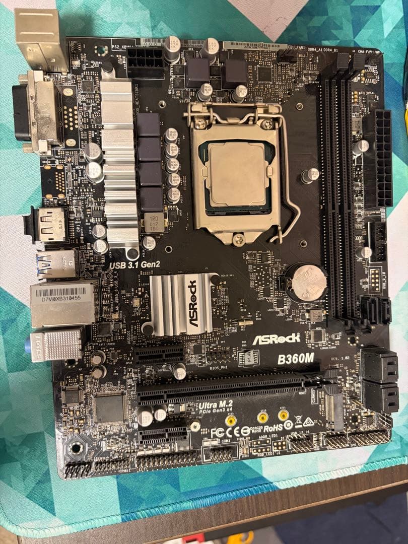 Core i7-8700 CPU 3.2GHz +マザーボードセット