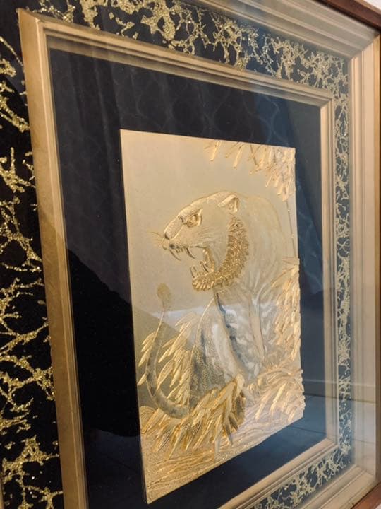 金の虎 ゴールド GOLD 芸術品 美術品 - メルカリ