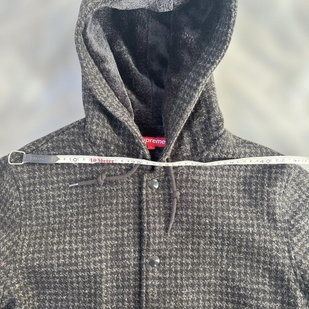 シュプリーム ハリスツイード ブラック コーチジャケット ブルゾン