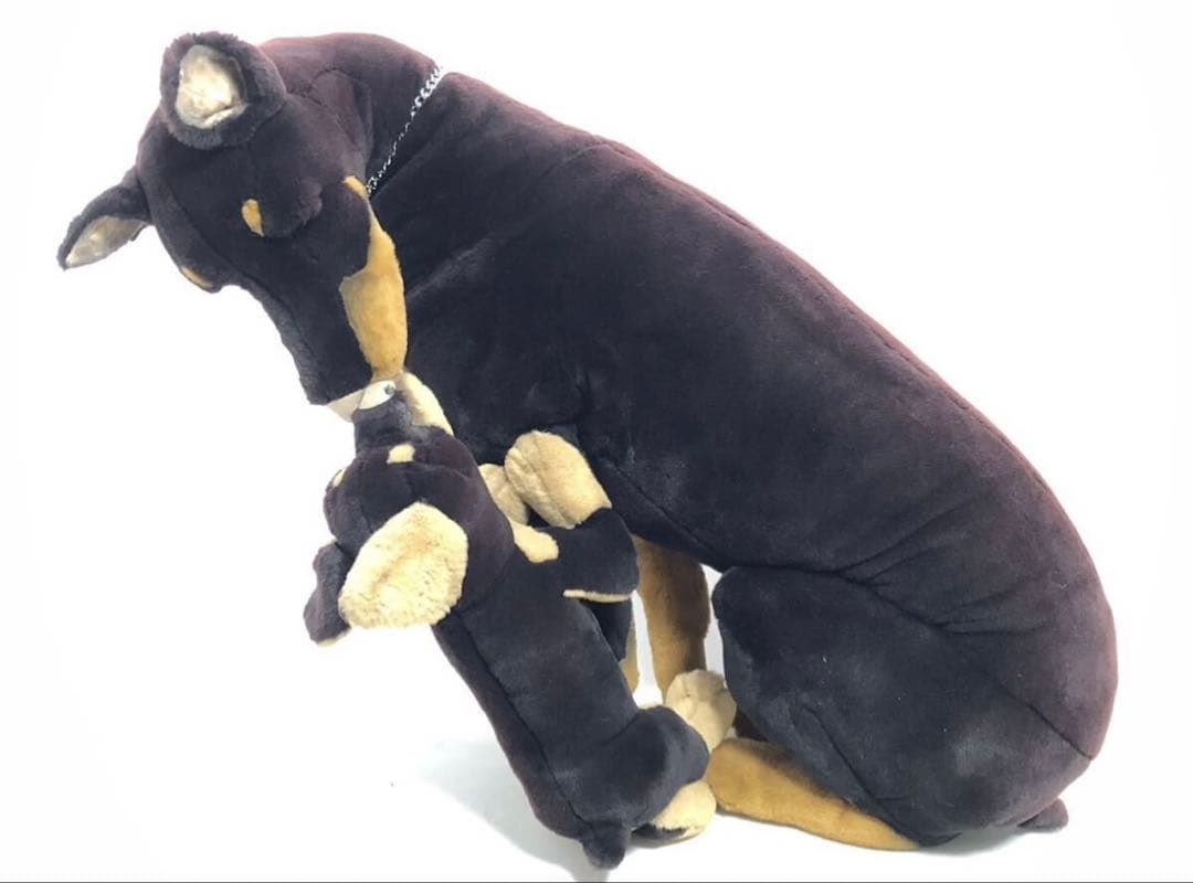 jockline ジョックライン ドーベルマン 親子 ぬいぐるみ 犬 - メルカリ