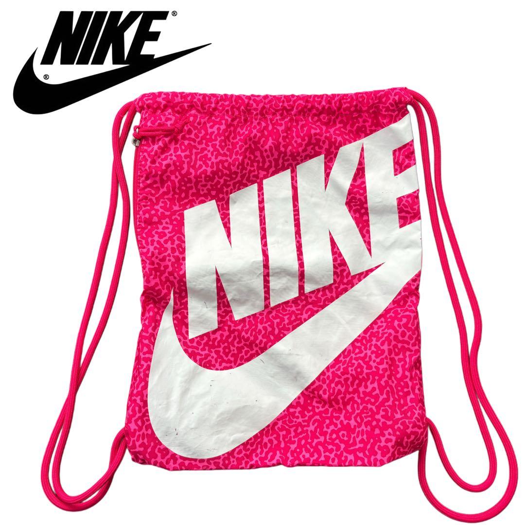NIKE ピンクナップサック y2k - メルカリ