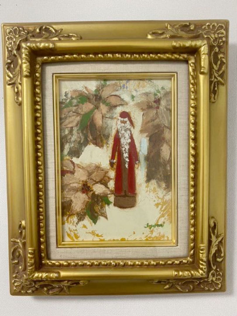 林田伊代美　額入り　油絵　サムホール