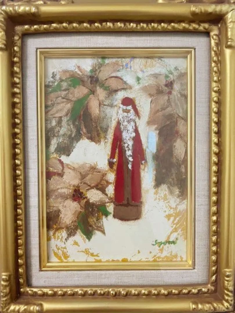 林田伊代美　額入り　油絵　サムホール