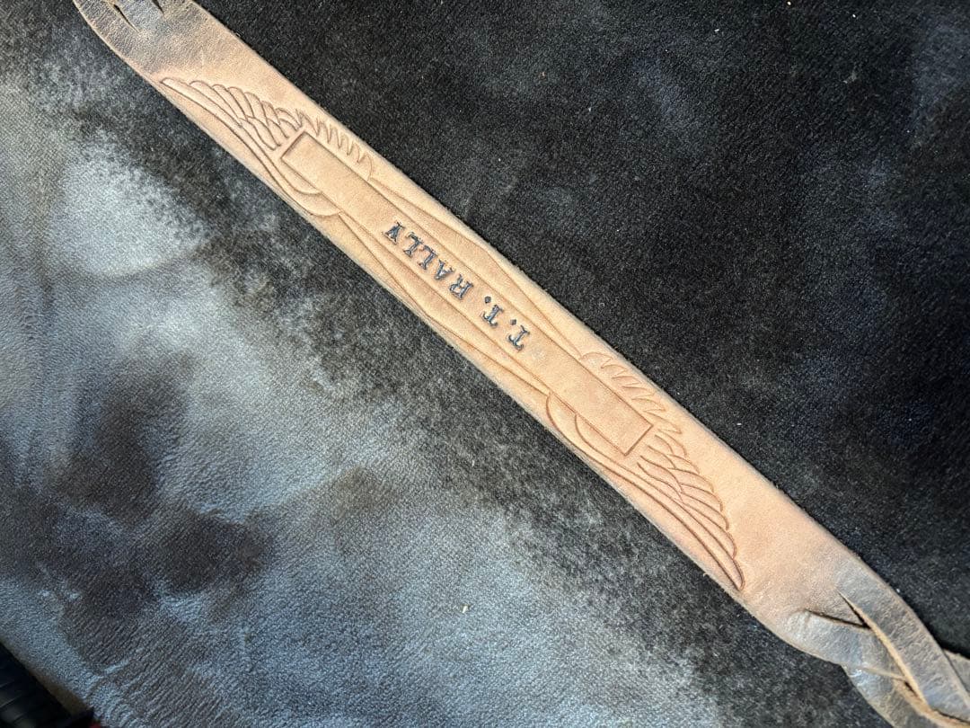 未使用☀️ DOUBLE RL エンブレム付きレザー編込み RR ラルフローレン