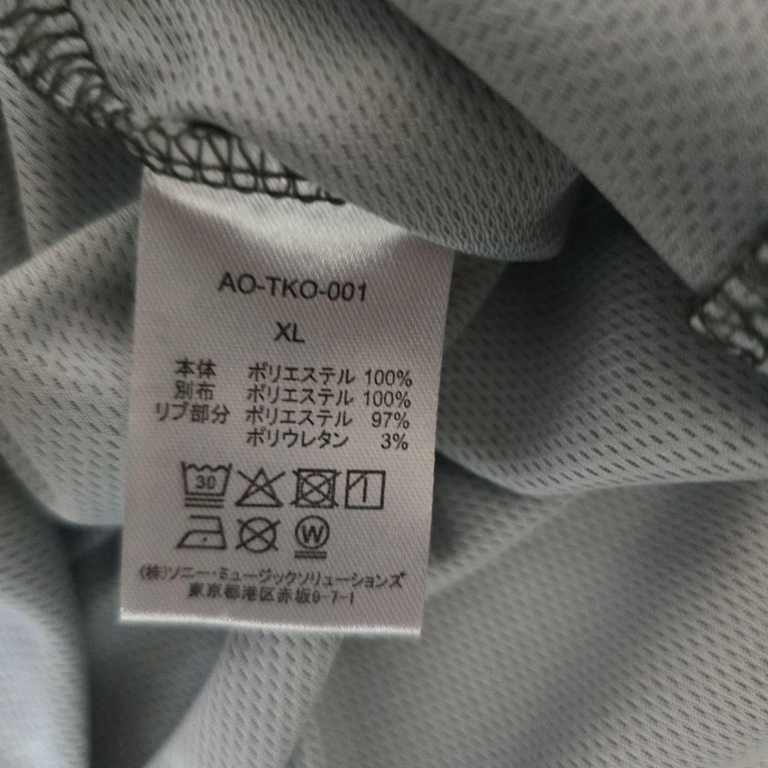 Aooo ゲームシャツ グレー黒 サイズXL