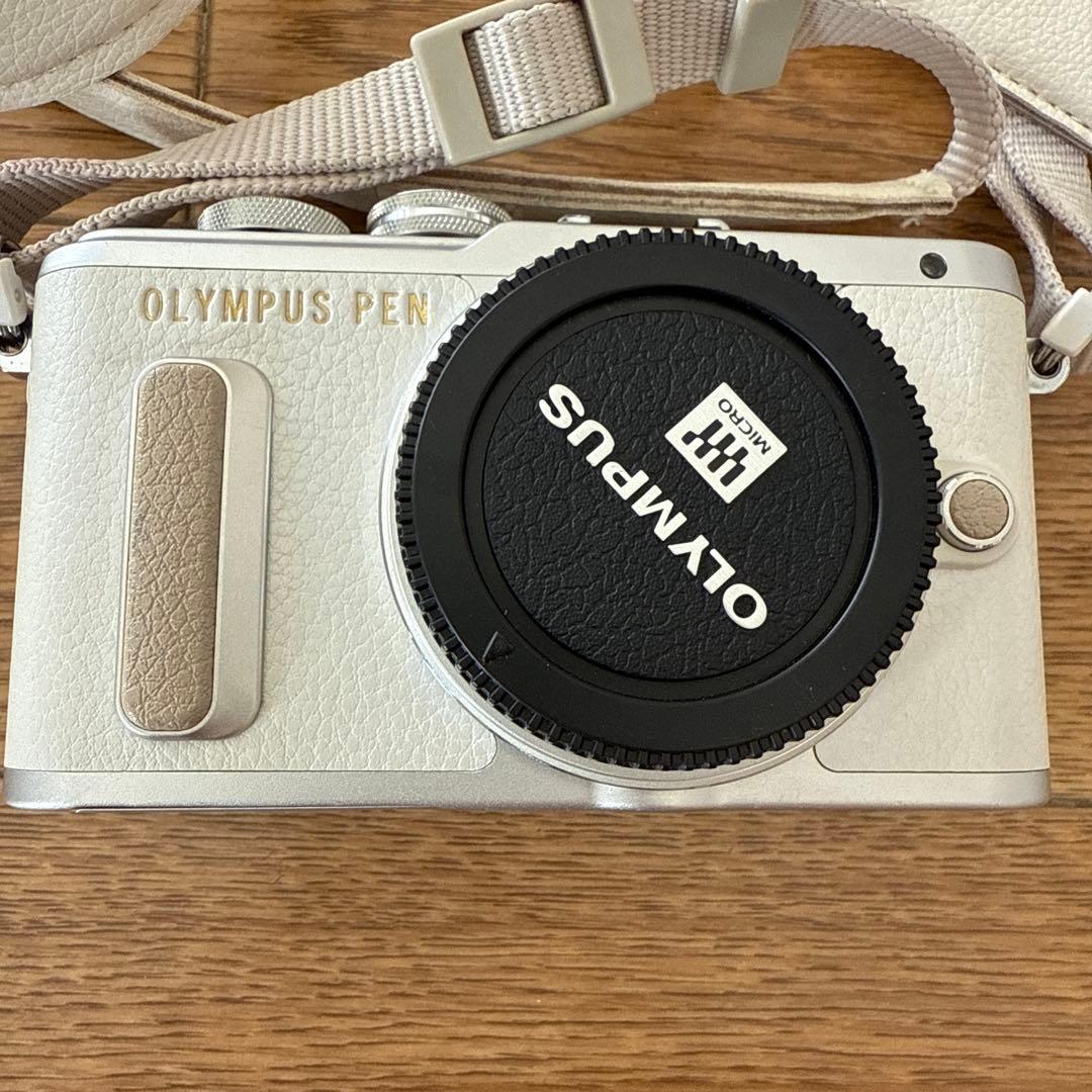 OLYMPUS PEN E-pl8 ホワイト 40-150mmレンズ(ジャンク) - メルカリ