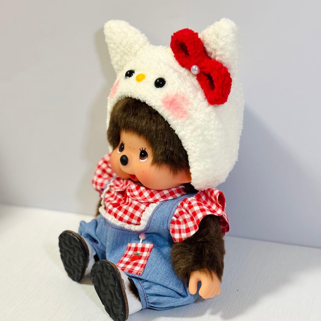 モンチッチ M お座り 女の子 ツインテール お洋服付き