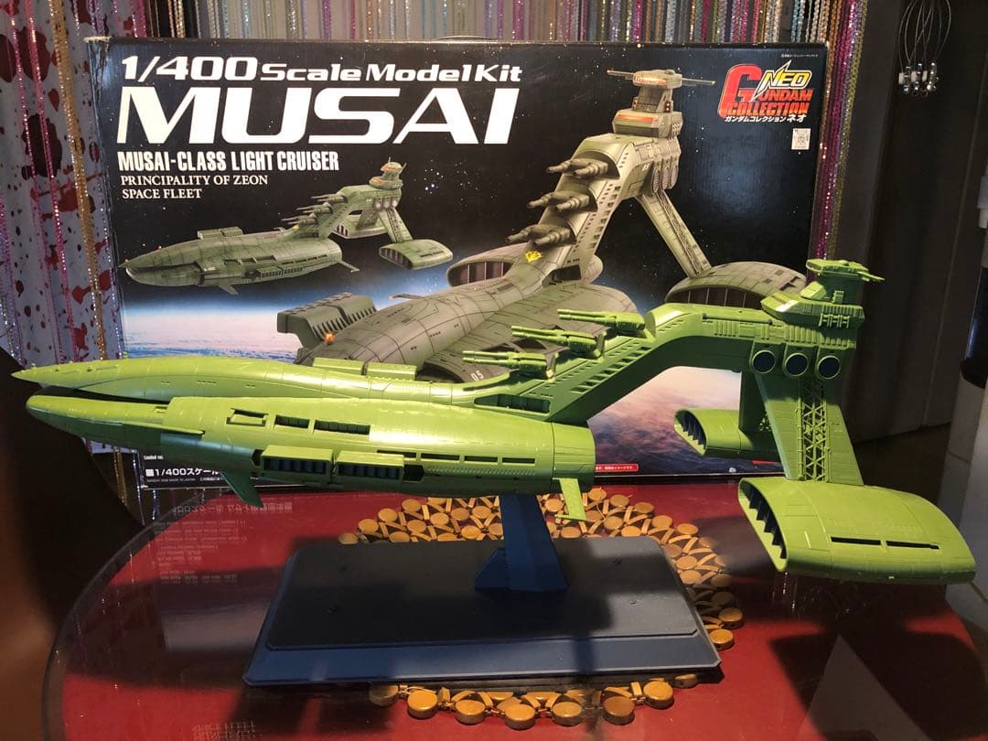 ムサイ　1/400 仮組　レアプラモデル　ガンダムコレクションNEO その1