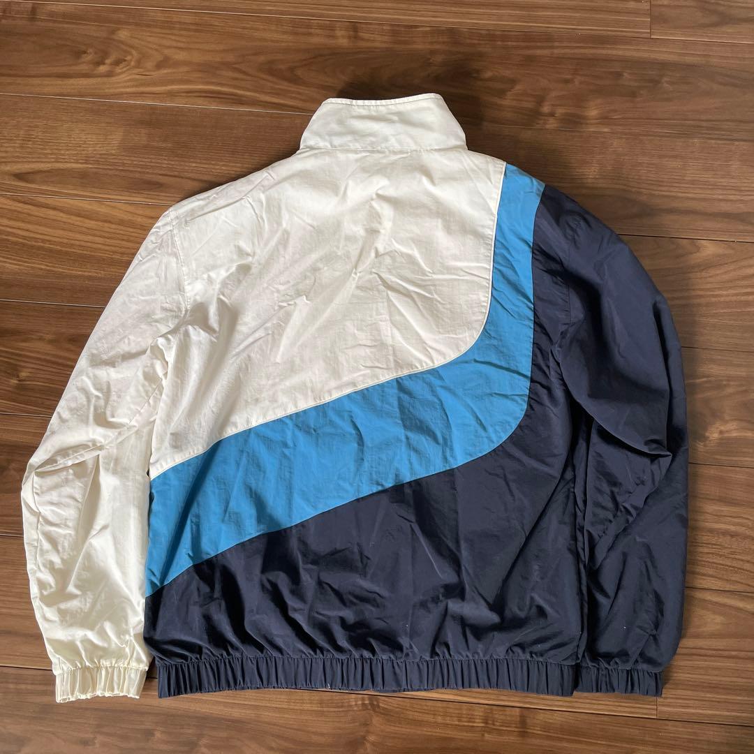 ラコステ スポーツ/ウィンドブレーカー/ブルー×ホワイト/ワンポイント