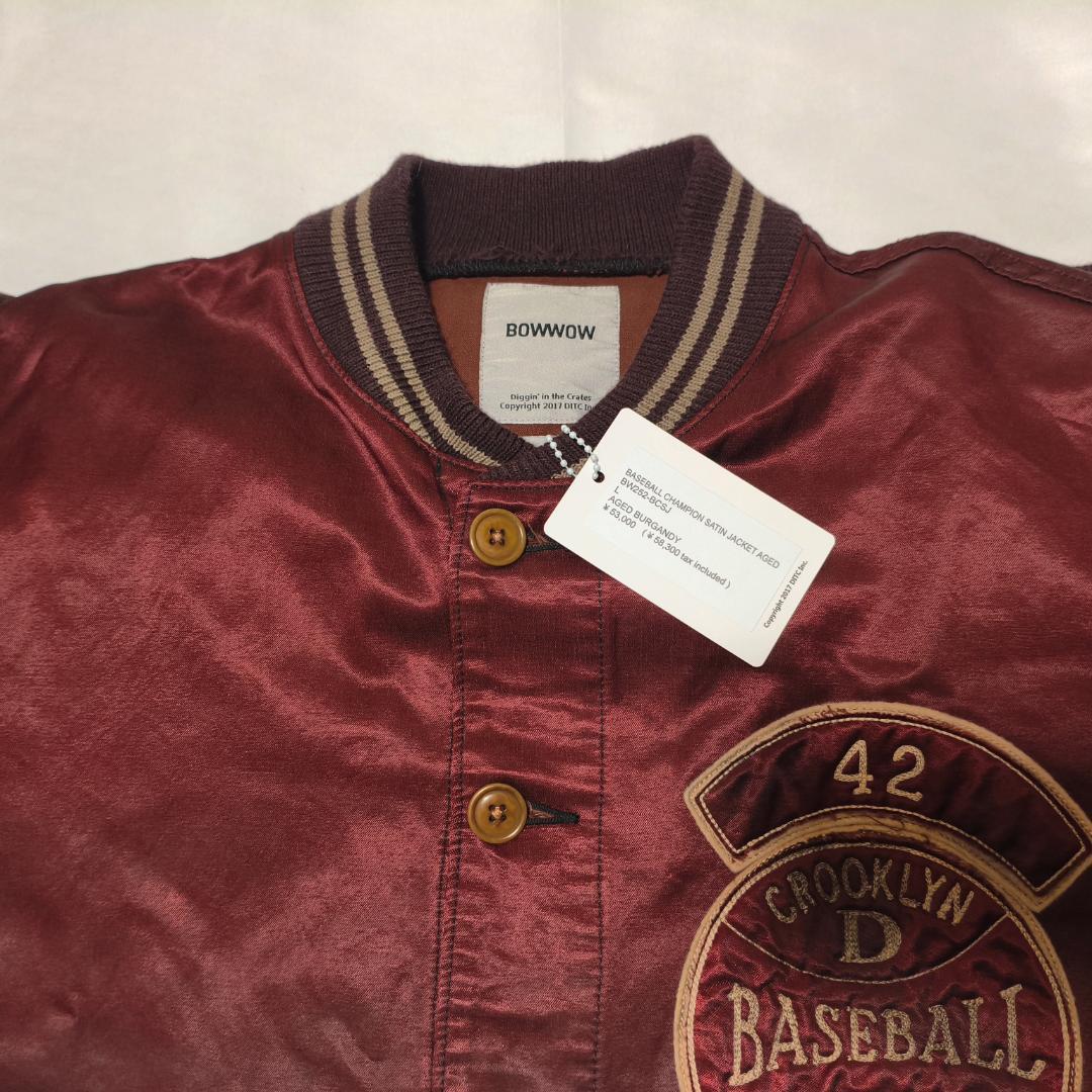 L新品BOWWOW BASEBALL CHAMPION SATIN JACKET - メルカリ
