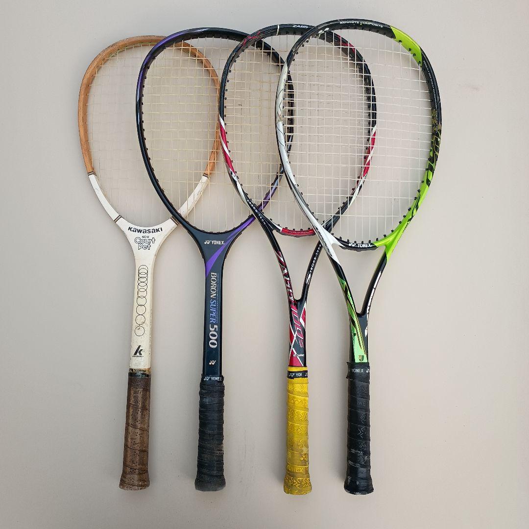 ソフトテニスラケット 4本セット - メルカリ
