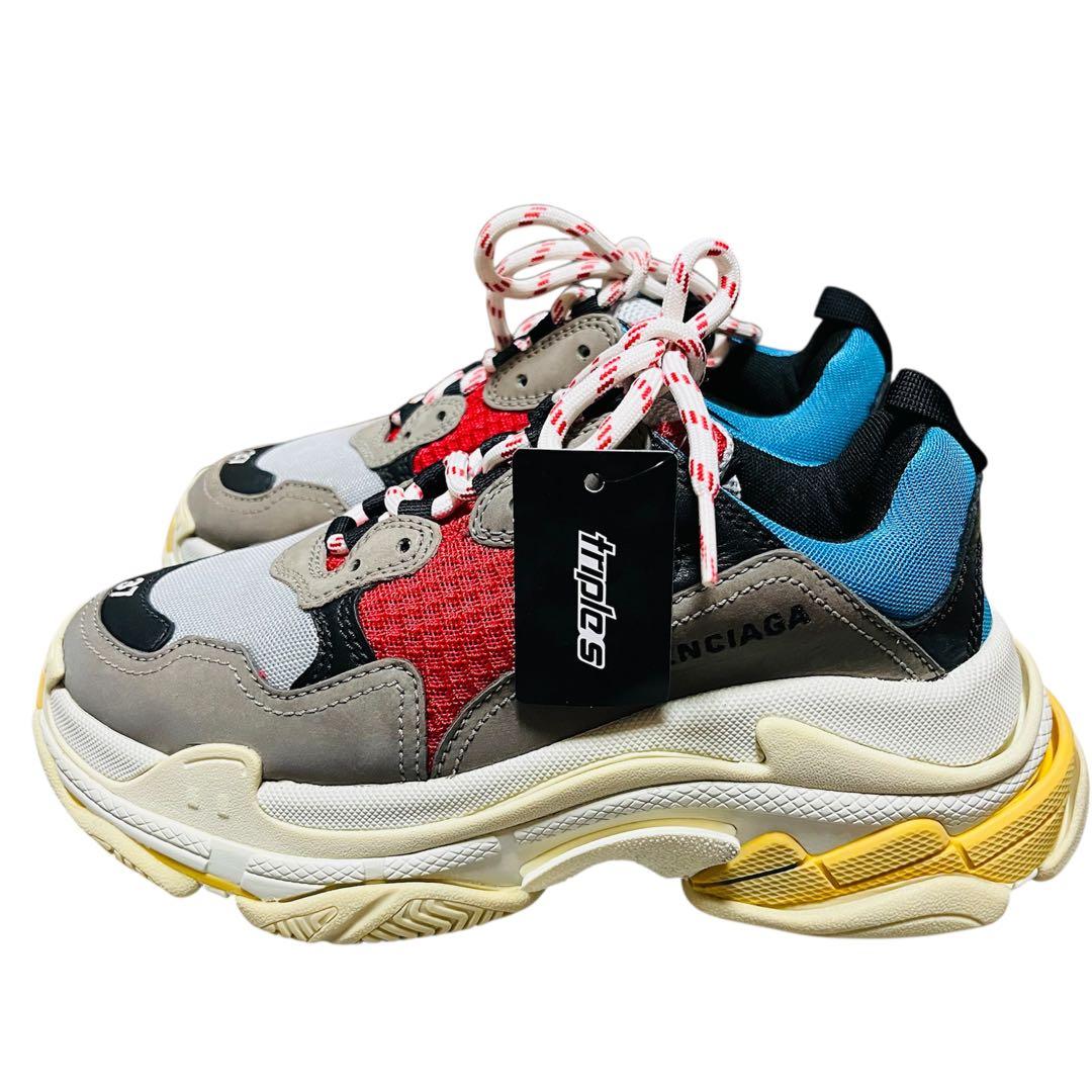 ◇新品未使用正規品◇バレンシアガ Triple S トリプルS マルチカラー37