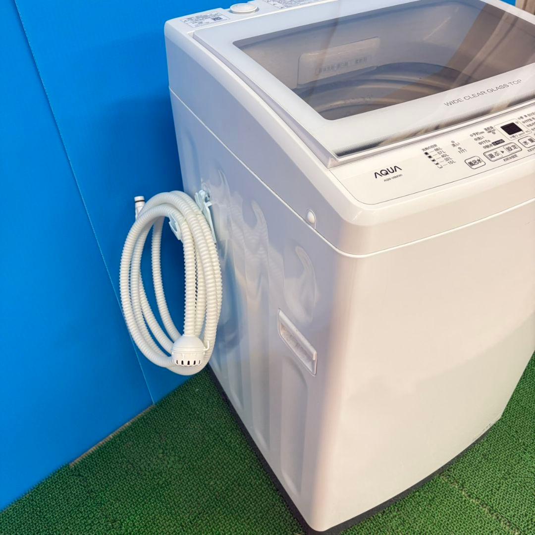 697 2021年製 洗濯機 9kg 大型 インバーター 一人暮らし 冷蔵庫も有