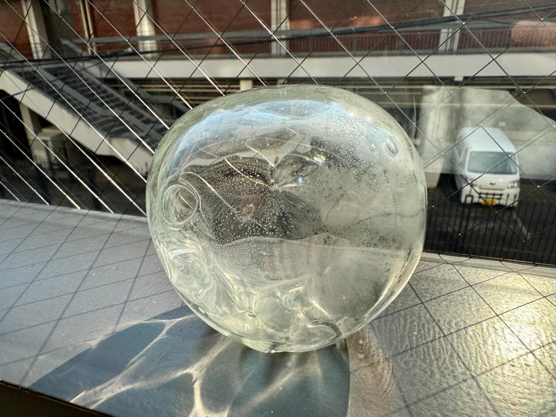 おおやぶみよ ガラスボールオブジェA
