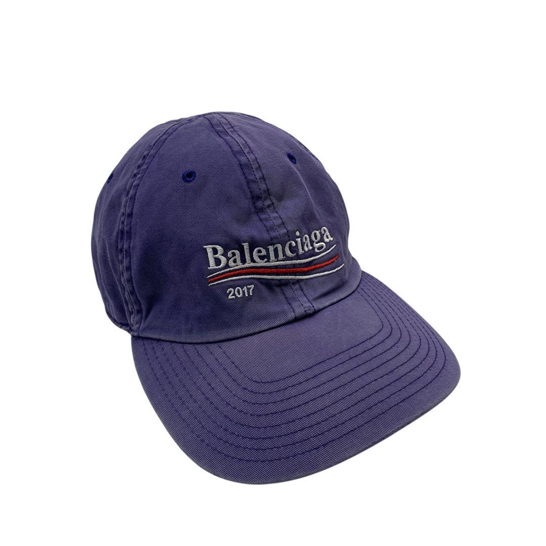 Balenciaga バレンシアが ネイビー 紺色Archetype キャップ - メルカリ