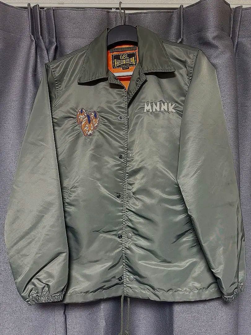 ジブリ もののけ姫 荒ぶる森の神 コーチジャケット GBL Mサイズ