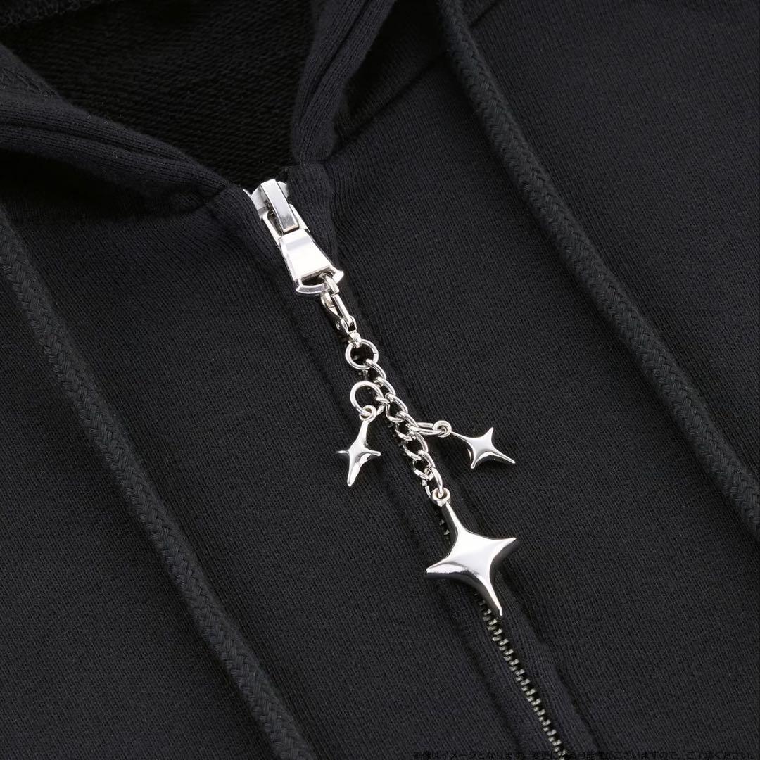 ジップアップフーディー/レディース （BLACK）