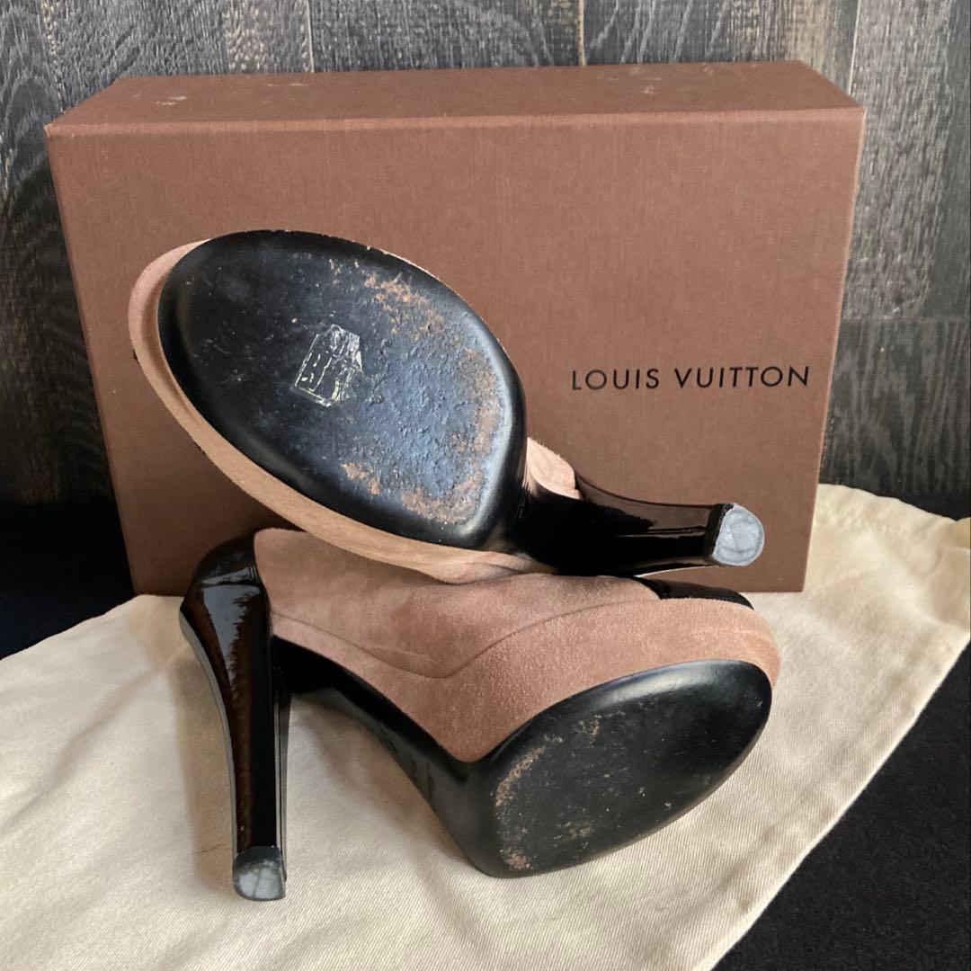 いちご様専用 LOUIS VUITTON 新品同様 パンプス 厚底 バイカラー