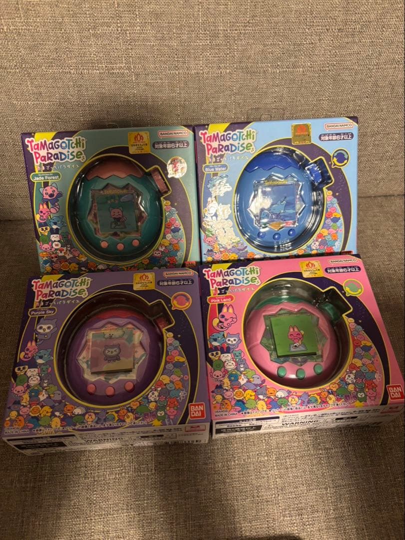 たまごっちパラダイス Blue Water Purple Sky 等4点セット 楽天市場】たまごっちパラダイス ピンク ブルー パープル Tamagotchi