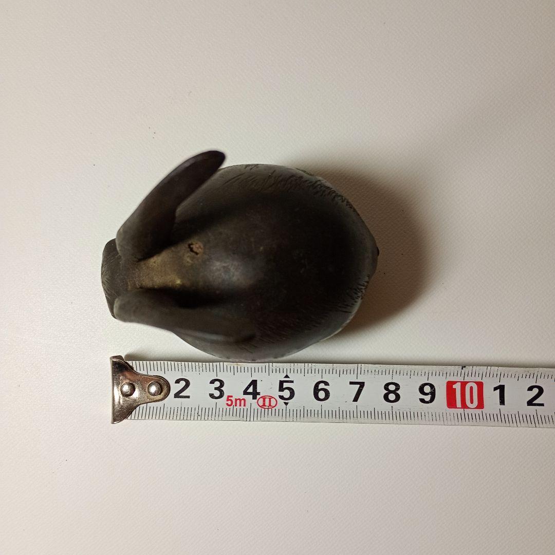 古銅 長耳兎置物 江戸時代 - メルカリ