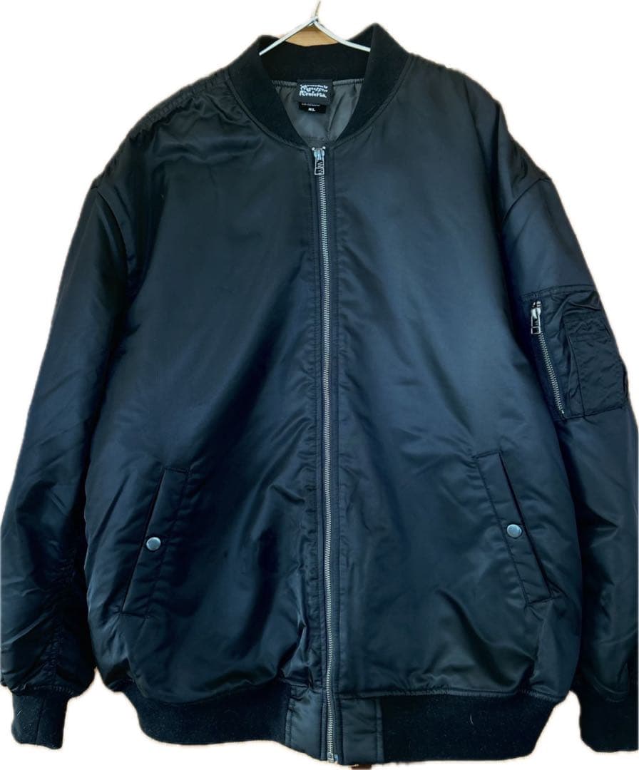 八十八ヶ所巡礼　MA-1 BLACK XL