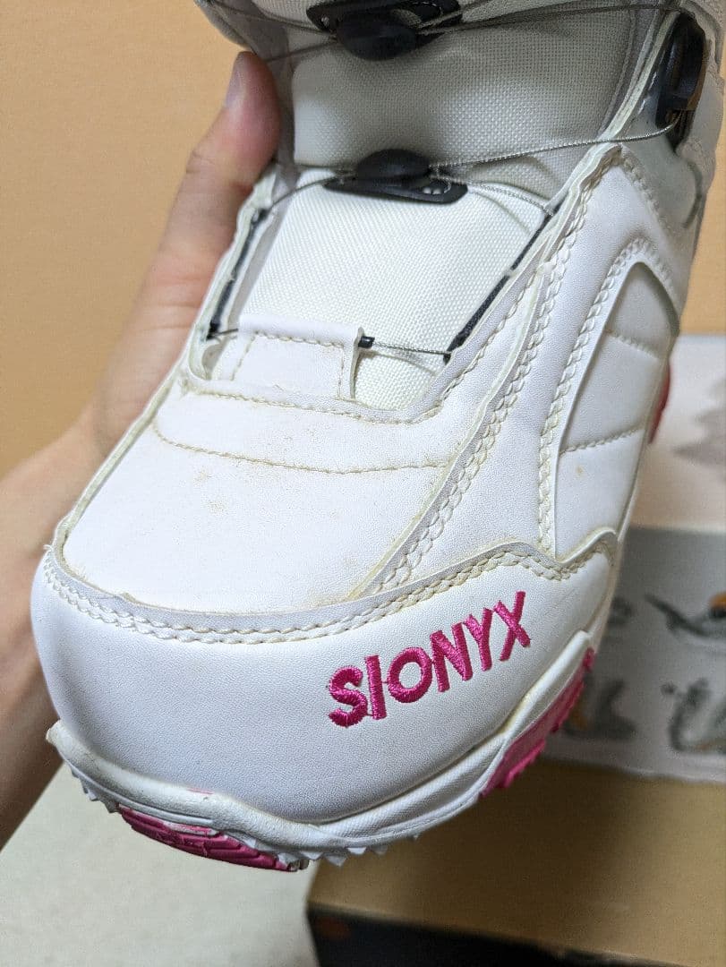 数回使用 レディース 23cm SIONIX atop ダイヤルブーツ 数回使用